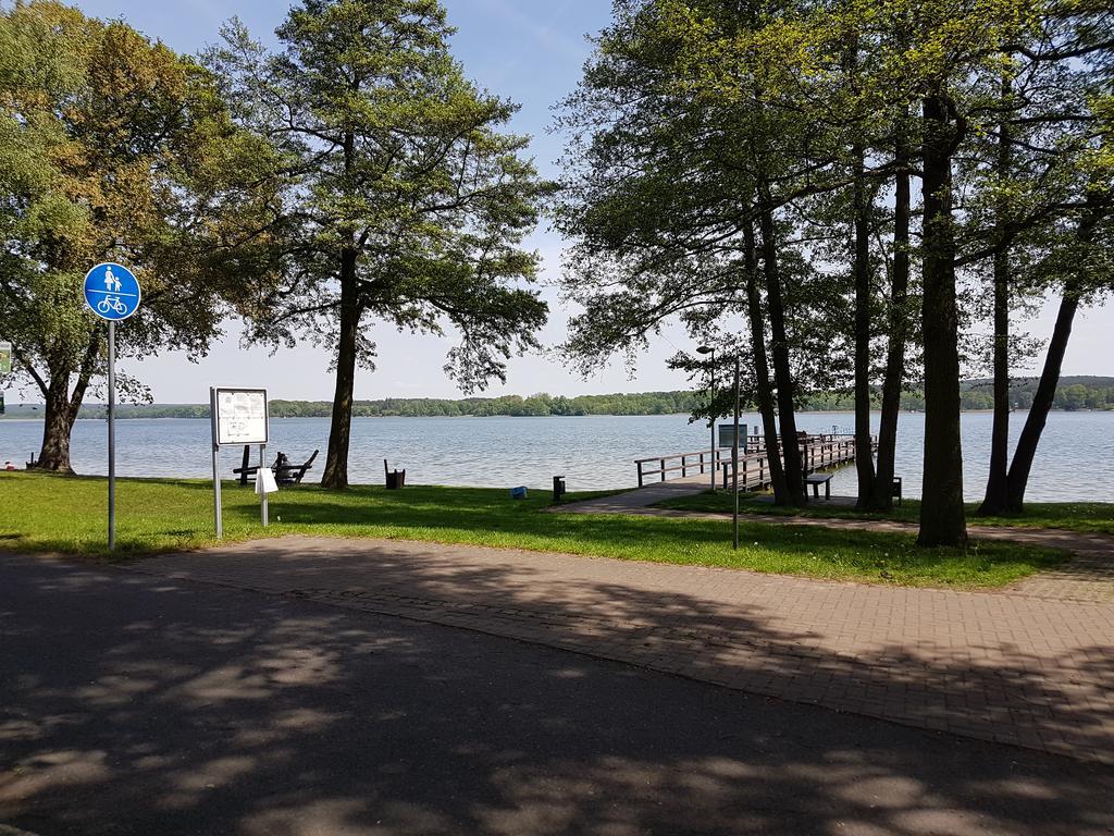 Blaues Haus am See Wendisch Rietz Exterior foto
